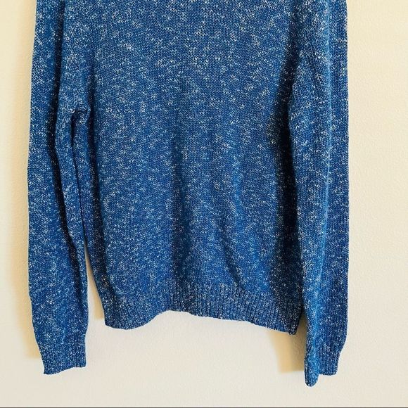 Vince Blue Crewneck Pullover Knit Sweater Size Large NWT - Picture 3 of 7